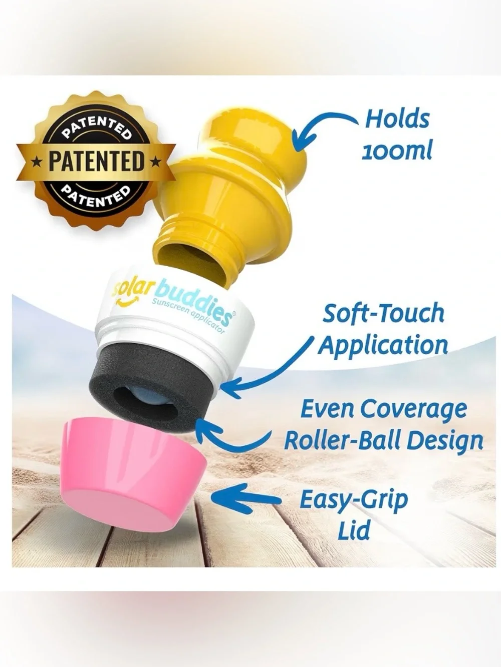 ☀️NIB Solar Buddies Sunscreen Applicators. Set of 2 ☀️